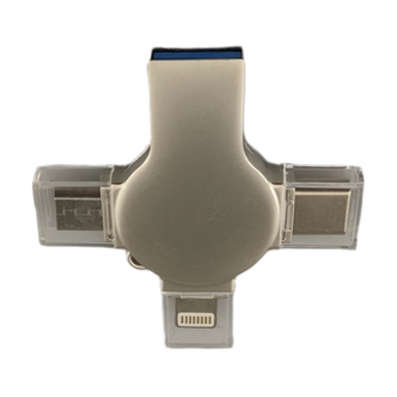 USB flash thumb drives U Disk data Ultra 3.0 USB-C Type-C anti-lost durable Portable storage High-speed Encrypted Plus for iPhone/Android Bulk wholesale keychain Eco-friendly OTG Bulk wholesale Custom logo 4in1-2