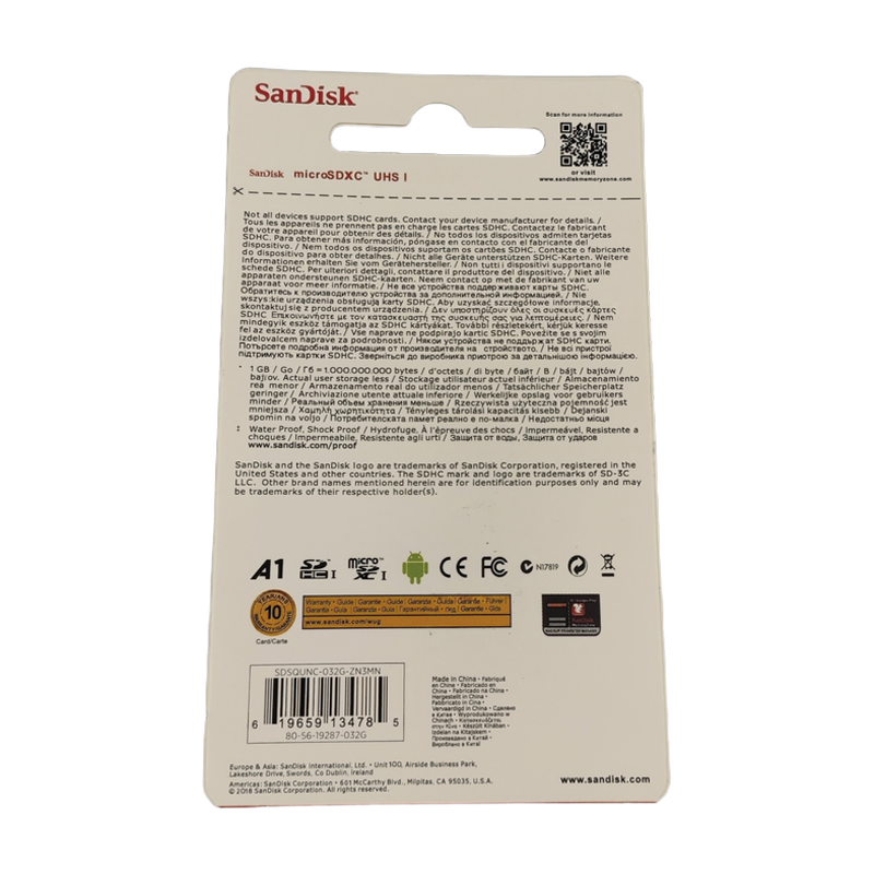 Memory Card Security TF/SD Micro Ultra EVO Plus Genuine Class 10 SDHC/SDXC for 4K video high-speed cameras data software or dash cam gaming UHS-I/UHS-II Lexar Professional 633x Nintendo Switch Camera Durable GoPro OTG Certified Bulk wholesale SanDisk4