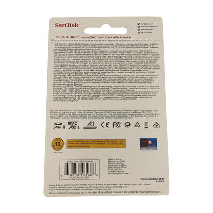 Memory Card Security TF/SD Micro Ultra EVO Plus Genuine Class 10 SDHC/SDXC for 4K video high-speed cameras data software or dash cam gaming UHS-I/UHS-II Lexar Professional 633x Nintendo Switch Camera Durable GoPro OTG Certified Bulk wholesale SanDisk5