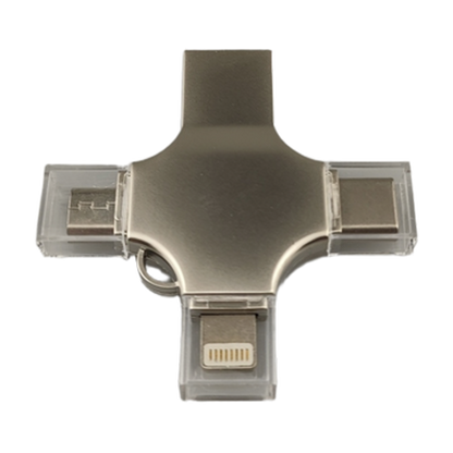 USB flash thumb drives U Disk data Ultra 3.0 USB-C Type-C anti-lost durable Portable storage High-speed Encrypted Plus for iPhone/Android Bulk wholesale keychain Eco-friendly OTG Bulk wholesale Custom logo 4in1-1