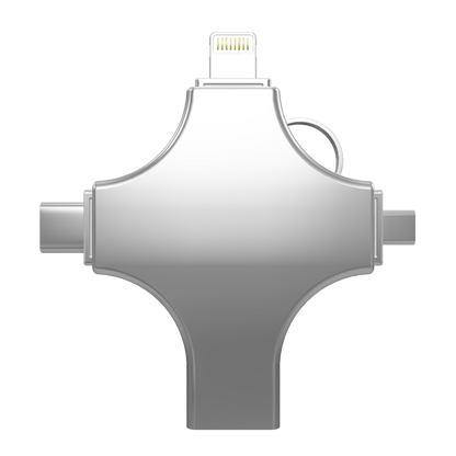 USB flash thumb drives U Disk data Ultra 3.0 USB-C Type-C anti-lost durable Portable storage High-speed Encrypted Plus for iPhone/Android Bulk wholesale keychain Eco-friendly OTG Bulk wholesale Custom logo 4in1-1